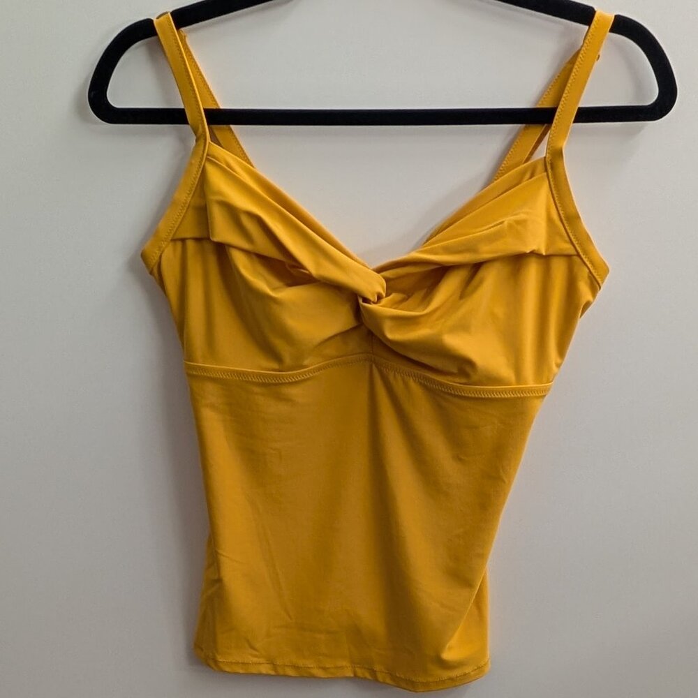 Athleta Twist Front Tankini Swim Top 32D/DD